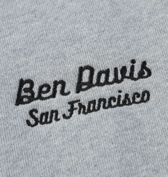 大きいサイズ BEN DAVIS ラベルロゴクルーネックスウェット 3L 4L 5L 6L ミックスグレー ラッピング可 送料無料 即日発送-2