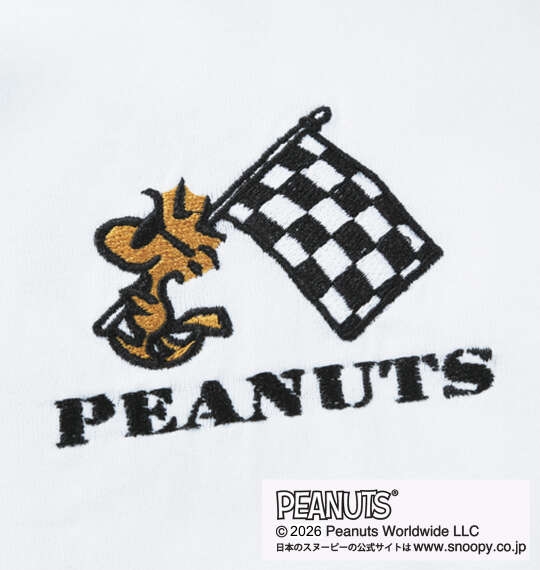 大きいサイズ FLAGSTAFF×PEANUTS スヌーピーコラボ長袖Tシャツ 3L 4L 5L 6L 8L ホワイト　バイカーズブランド ラッピング可 送料無料 即日発送-2