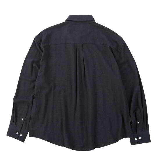 大きいサイズ Mc.S.P 両面起毛ネル長袖B.Dシャツ 3L 4L 5L 6L 8L ブラック ラッピング可 送料無料 即日発送-1