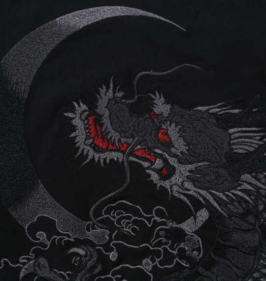 大きいサイズ 絡繰魂 龍逆鱗長袖Tシャツ 3L 4L 5L 6L ブラック ラッピング可 送料無料 即日発送-3