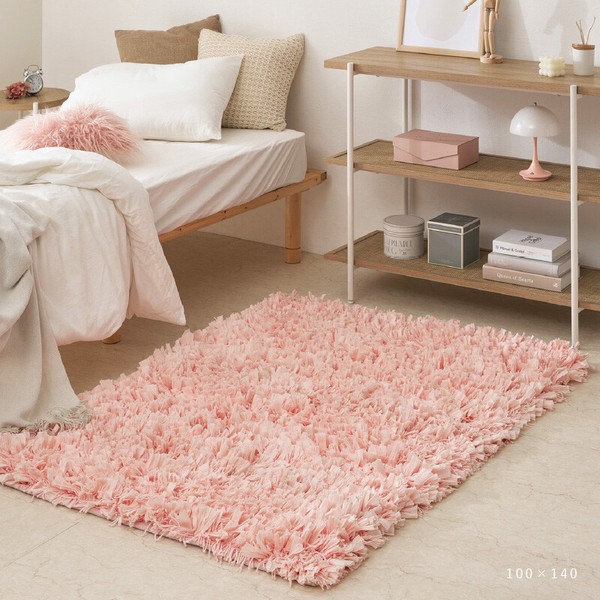 ラグ ひらひらパイルのシャギーラグ 約190×240cm 洗える 姫系 ブルーマ 2カラー 5サイズ 送料無料-14
