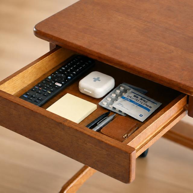 サイドテーブル ライトブラウン　毎日のくつろぎを身軽に整える　SRT 3969 Sorie Side Table　 送料無料 即日発送-9