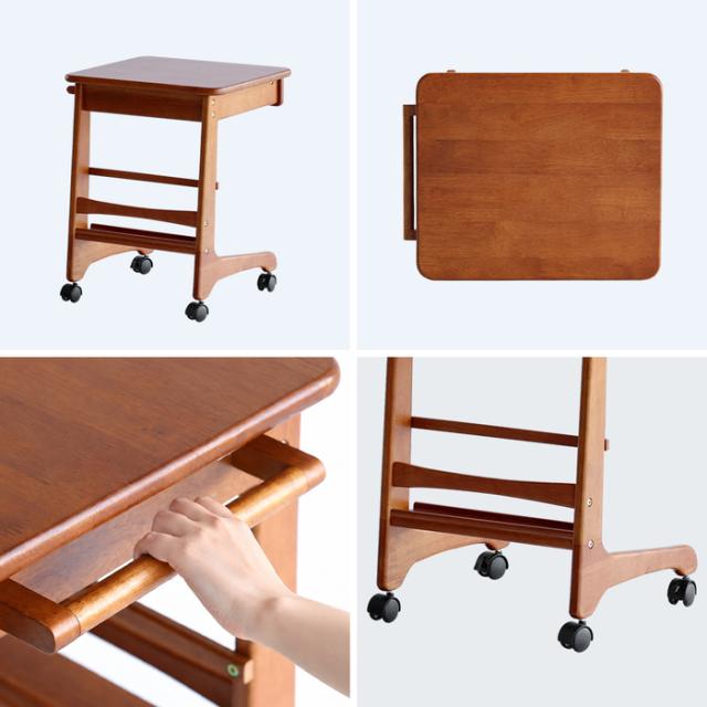 サイドテーブル ライトブラウン　毎日のくつろぎを身軽に整える　SRT 3969 Sorie Side Table　 送料無料 即日発送-13