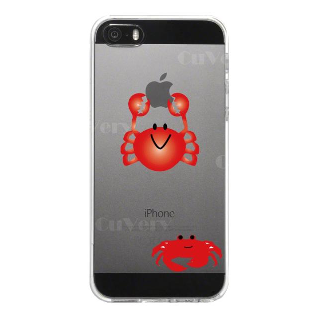 iPhone5 iPhone5s ケース クリア 蟹 ズワイガニ カニ スマホケース ハード スマホケース ハード 送料無料-3