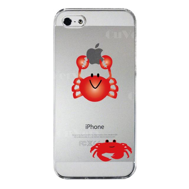 iPhone5 iPhone5s ケース クリア 蟹 ズワイガニ カニ スマホケース ハード スマホケース ハード 送料無料-4