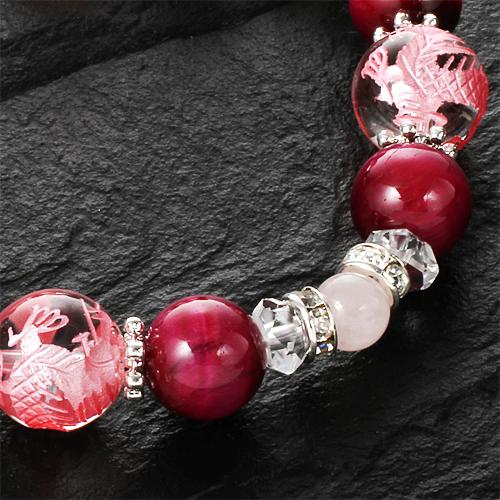 ドラゴン レディースブレス 黄金龍お守り付き 送料無料-1