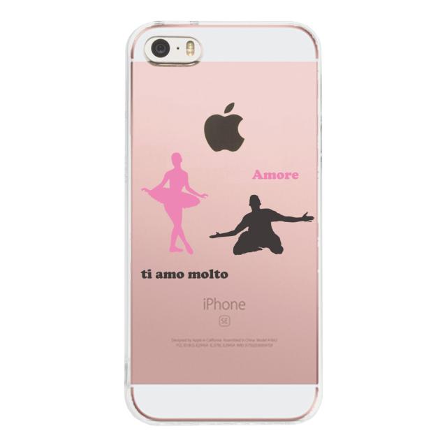 iPhone5 iPhone5s ケース クリア アモーレ ティアモ スマホケース ハード スマホケース ハード 送料無料-1