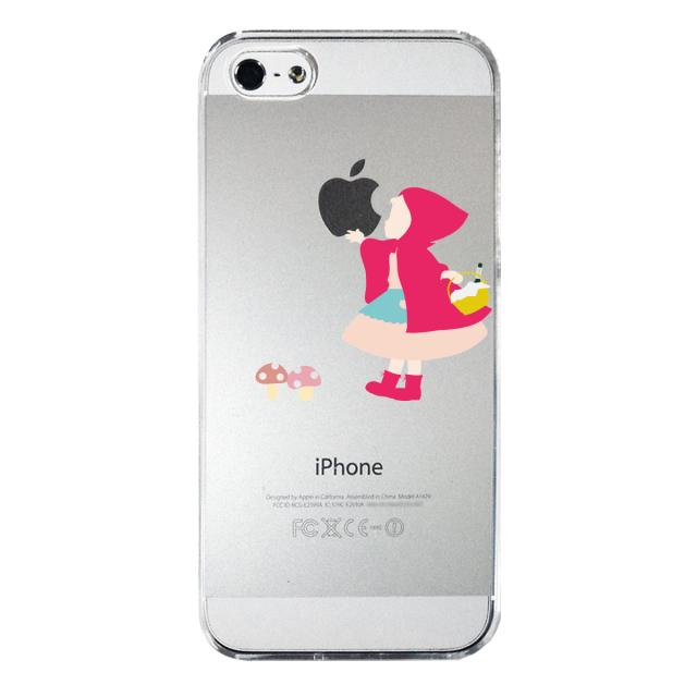iPhone5 iPhone5s ケース クリア 赤ずきんちゃん スマホケース ハード スマホケース ハード 送料無料-2