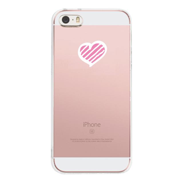 iPhone5 iPhone5s ケース クリア ハートマーク スマホケース ハード スマホケース ハード 送料無料-1