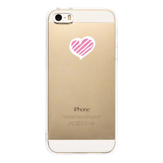 iPhone5 iPhone5s ケース クリア ハートマーク スマホケース ハード スマホケース ハード 送料無料-2