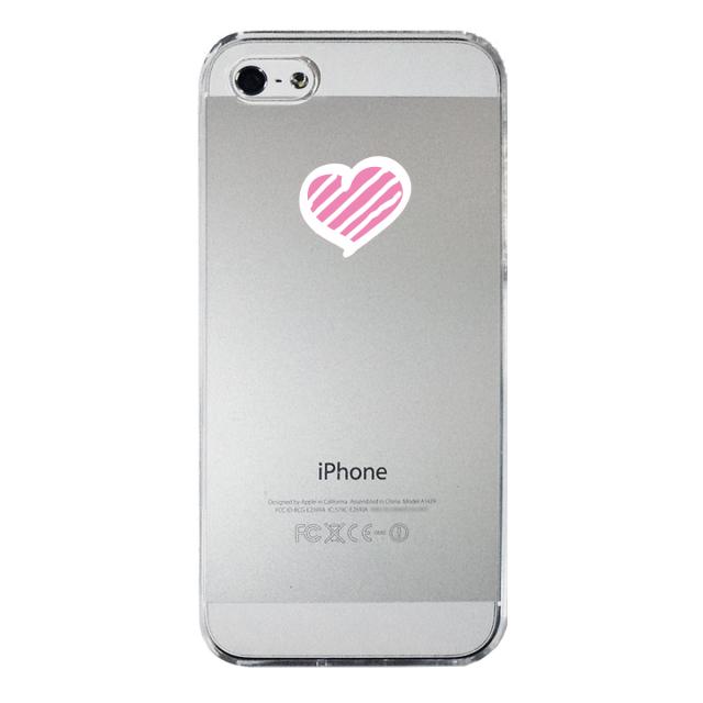 iPhone5 iPhone5s ケース クリア ハートマーク スマホケース ハード スマホケース ハード 送料無料-3