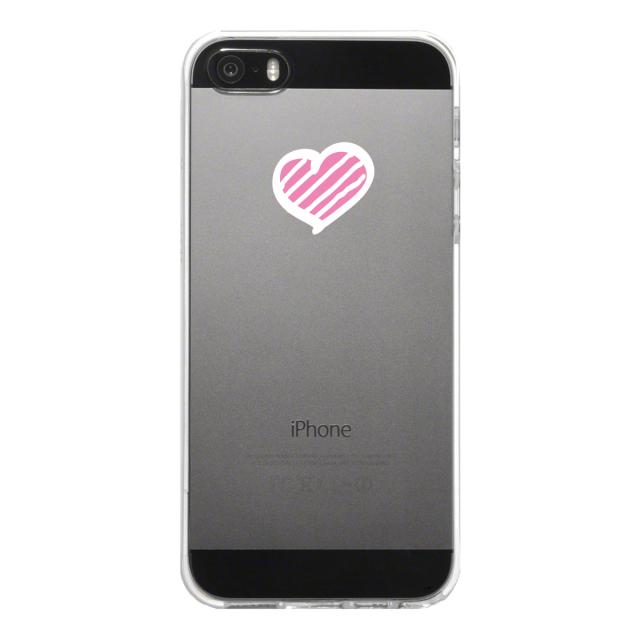 iPhone5 iPhone5s ケース クリア ハートマーク スマホケース ハード スマホケース ハード 送料無料-4