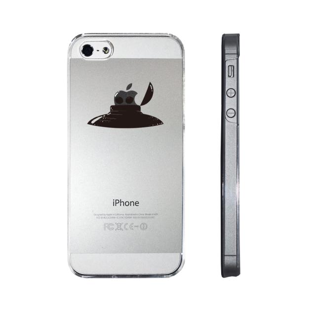 iPhone5 iPhone5s ケース クリア UFO 偵察 スマホケース ハード スマホケース ハード 送料無料-1