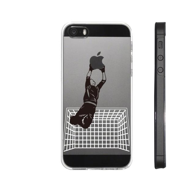 iPhone5 iPhone5s ケース クリア サッカー ゴールキーパー スマホケース ハード スマホケース ハード 送料無料-2