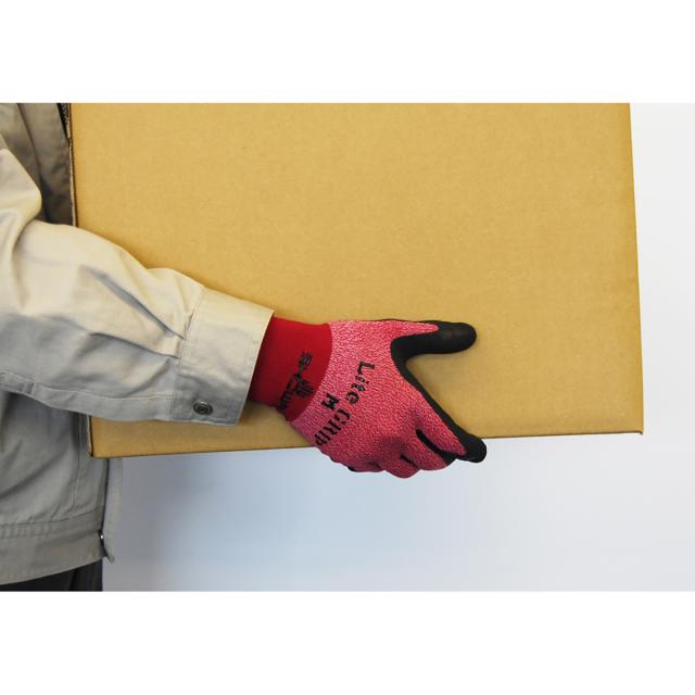 ライトグリップ 手袋 Ｌサイズ パープル 12個セット 送料無料-5