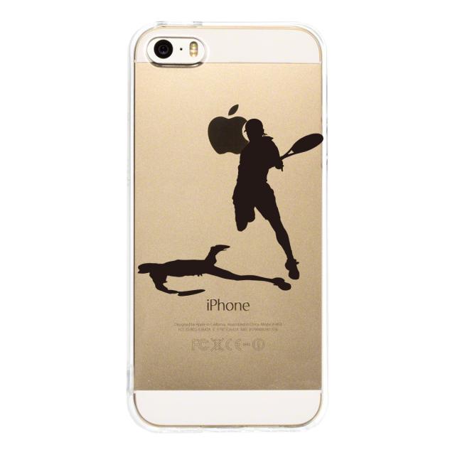 iPhone5 iPhone5s ケース クリア テニス スマッシュ スマホケース ハード スマホケース ハード 送料無料-2