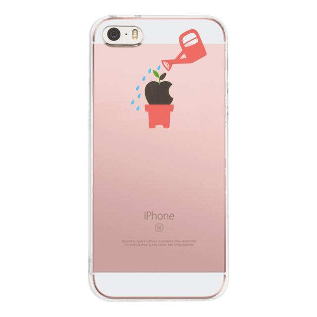 iPhone5 iPhone5s ケース クリア 新芽 スマホケース ハード スマホケース ハード 送料無料-1