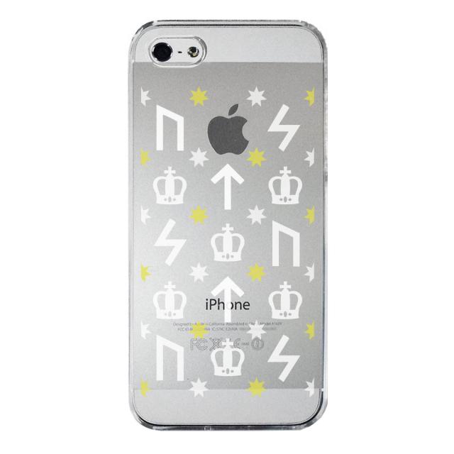 iPhone5 iPhone5s ケース クリア ルーン文字 黄 スマホケース ハード スマホケース ハード 送料無料-3