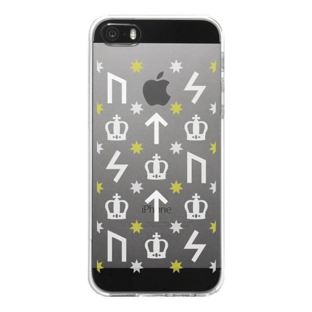 iPhone5 iPhone5s ケース クリア ルーン文字 黄 スマホケース ハード スマホケース ハード 送料無料-4