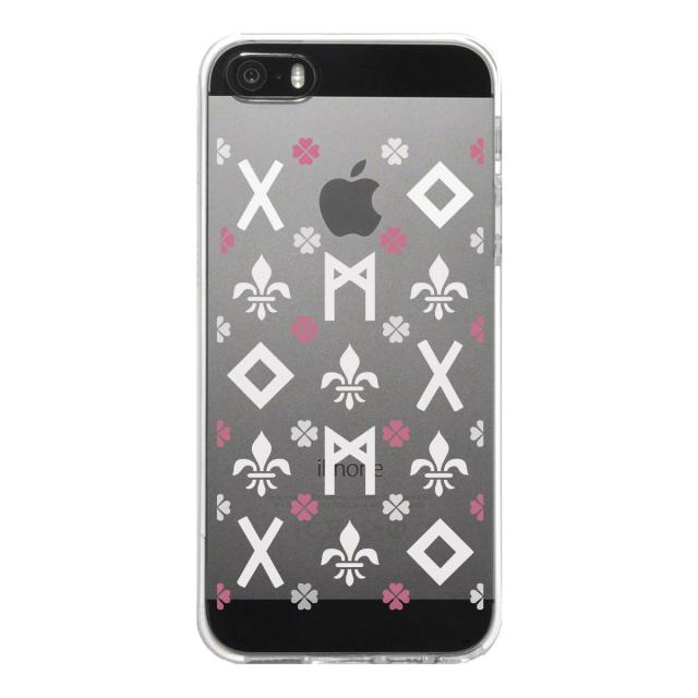 iPhone5 iPhone5s ケース クリア ルーン文字 ピンク スマホケース ハード スマホケース ハード 送料無料-4