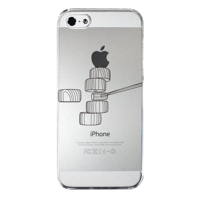 iPhone5 iPhone5s ケース クリア ダルマ落とし スマホケース ハード スマホケース ハード 送料無料-3