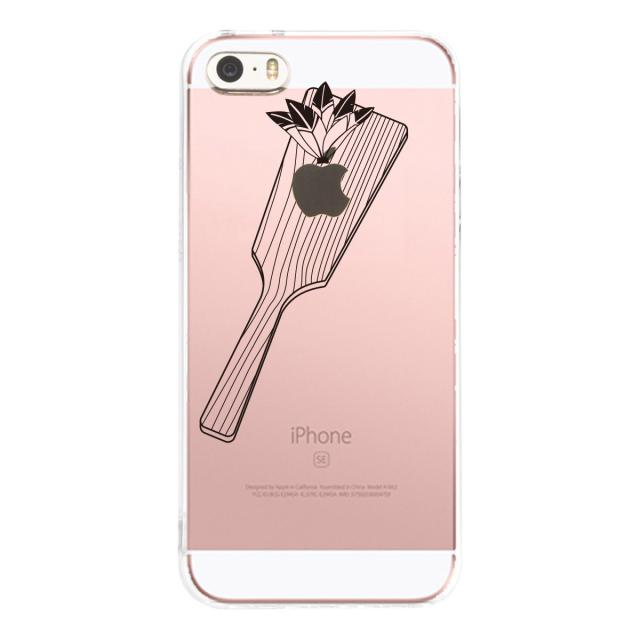 iPhone5 iPhone5s ケース クリア 羽子板 スマホケース ハード スマホケース ハード 送料無料-1