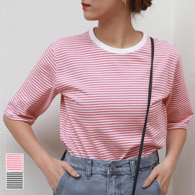 メール便不可 カットソー レディース ボーダー Tシャツ クルーネック Uネック 半袖 5分袖 ss Coca コカの通販はau Pay マーケット Coca 商品ロットナンバー