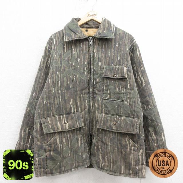 古着 SAFTBAK 長袖 ハンティング ジャケット メンズ 90年代 90s