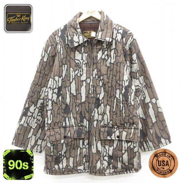 古着 長袖 ハンティング ジャケット メンズ 90年代 90s TREBARK