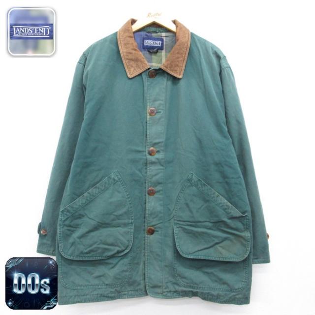 古着 LANDSEND ランズエンド 長袖 カバーオール メンズ 00年代 00