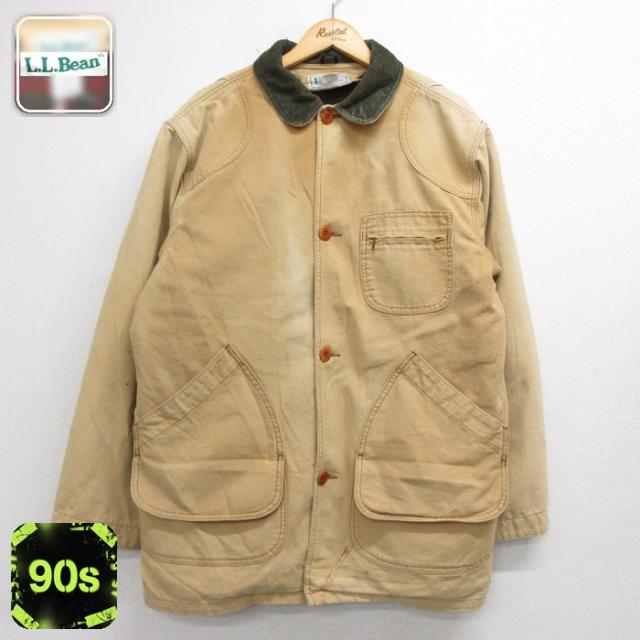 古着 L.L.Bean エルエルビーン 長袖 カバーオール メンズ 90年代 9