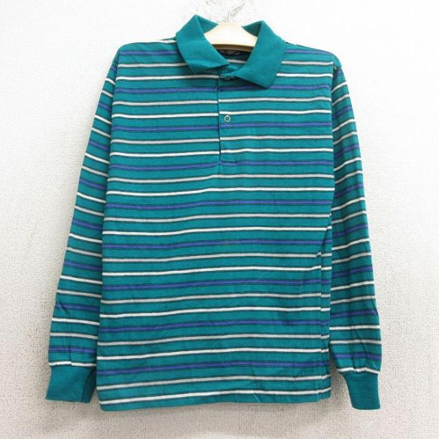 古着 ルティグレ 長袖 ポロ シャツ キッズ ボーイズ 子供服 80年代 80s