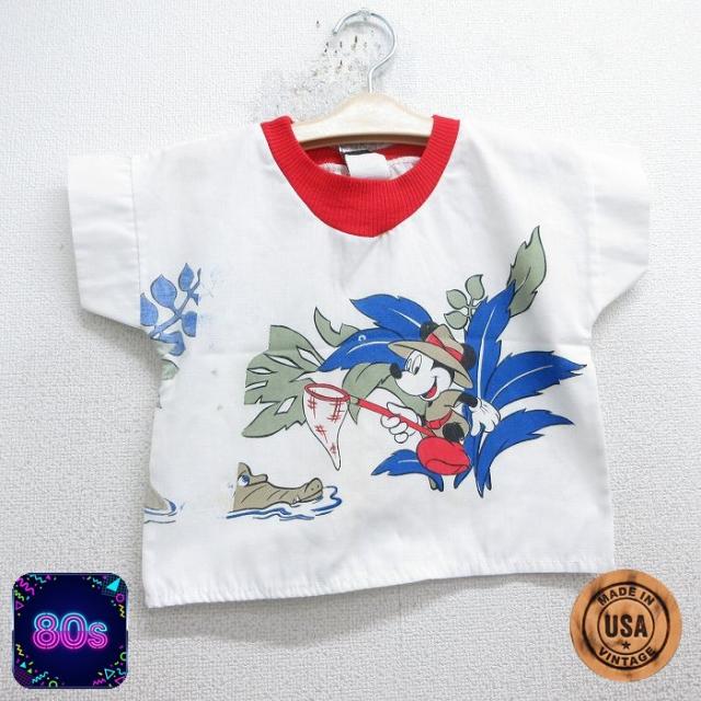 古着 半袖 ビンテージ Tシャツ キッズ ボーイズ 子供服 80年代 80s デ
