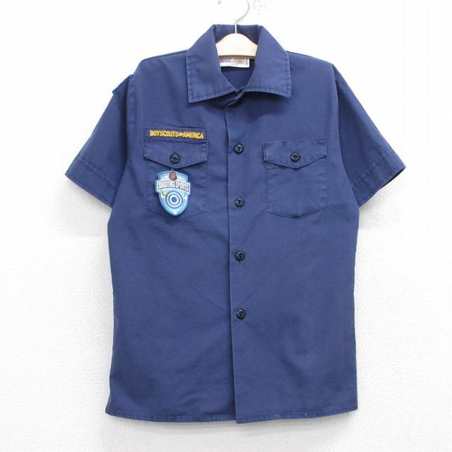 古着 半袖 ボーイスカウト シャツ キッズ ボーイズ 子供服 SHOOTING