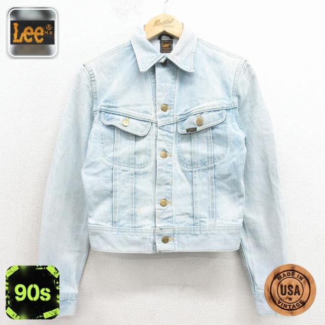 古着 リー Lee 長袖 ジージャン キッズ ボーイズ 子供服 90年代 90s