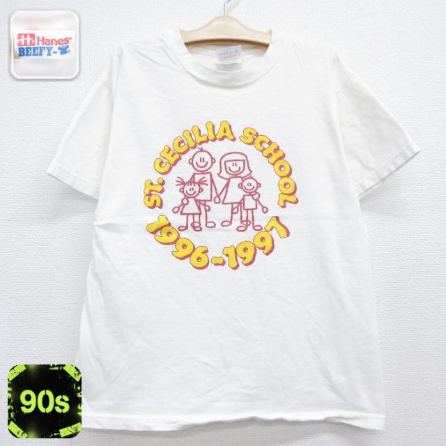 古着 ヘインズ 半袖 ビンテージ Tシャツ キッズ ボーイズ 子供服 90年代 