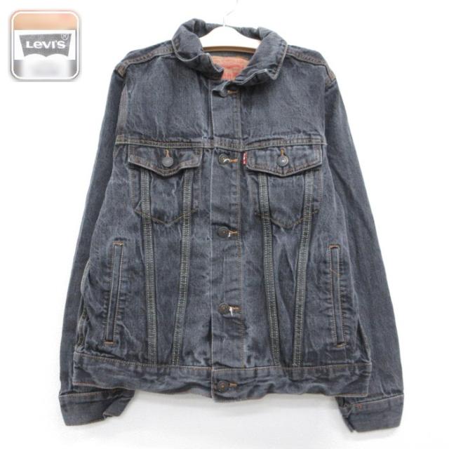 古着 Levis リーバイス 長袖 子供服 コットン ブラック キッズ ジージャ