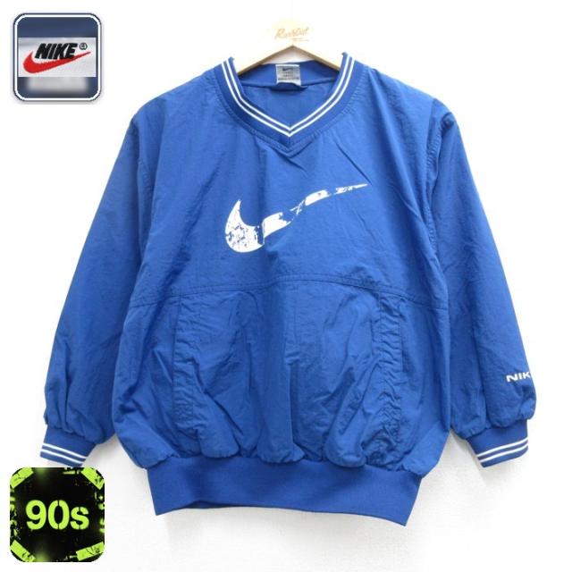 古着 ナイキ NIKE 長袖 子供服 ナイロン キッズ 90年代 90s ジャケ