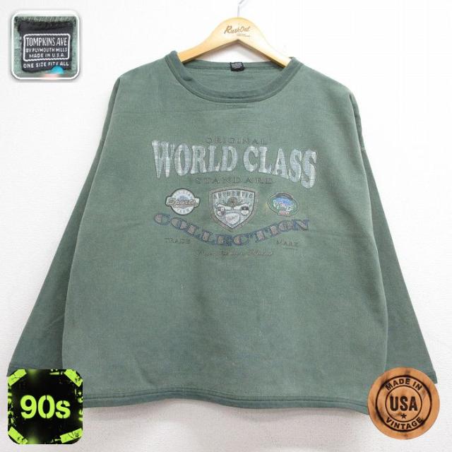 古着 長袖 スウェット レディース 90年代 90s WORLD CLASS 大