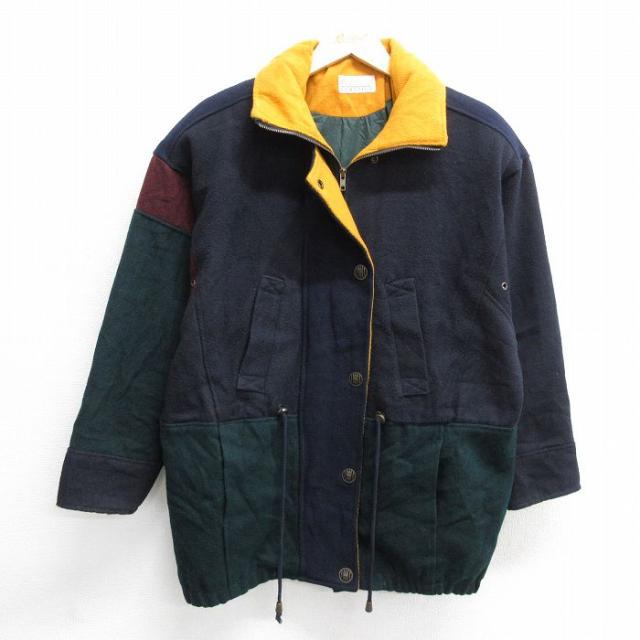 古着 長袖 ジャケット レディース 90年代 90s マルチカラー 大きいサイズ
