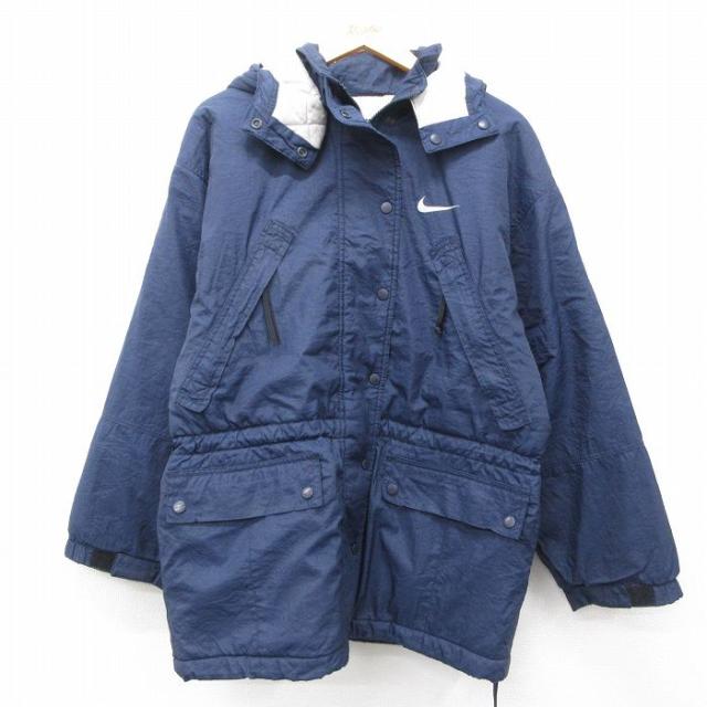 古着 ナイキ NIKE 長袖 ナイロン ジャケット パーカー レディース 90年