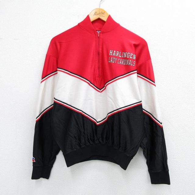 古着 ラッセル 長袖 ジャージ レディース 80年代 80s ハルリンゲンレディ