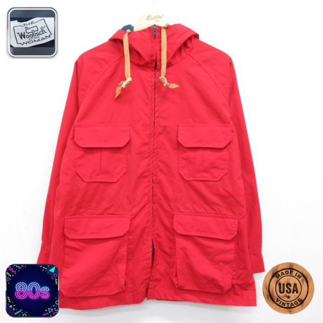 古着 ウールリッチ Woolrich 長袖 パーカー レディース 80年代 80
