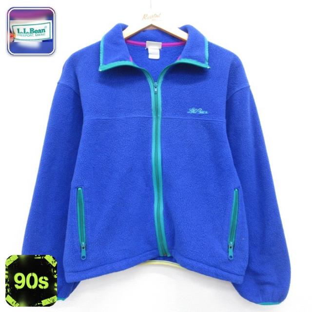 古着 L.L.Bean エルエルビーン 長袖 フルジップ レディース 90年代