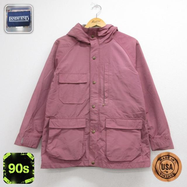 古着 ランズエンド 長袖 パーカー レディース 90年代 90s ジャケット ラ