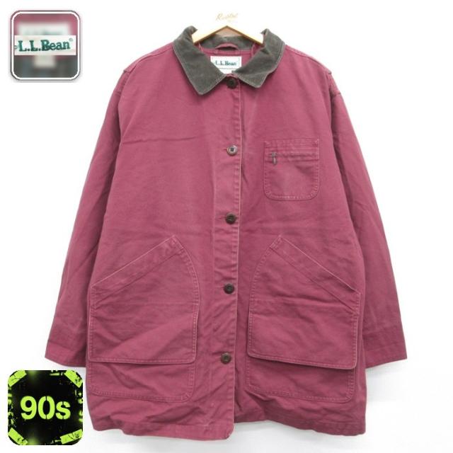 古着 L.L.Bean エルエルビーン 長袖 レディース 90年代 90s ハン