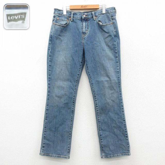 古着 リーバイス Levis 505 ジーンズ レディース 紺 デニム 26fe