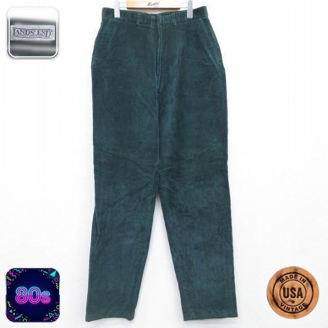 古着 ランズエンド コーデュロイ パンツ レディース 80年代 80s USA製