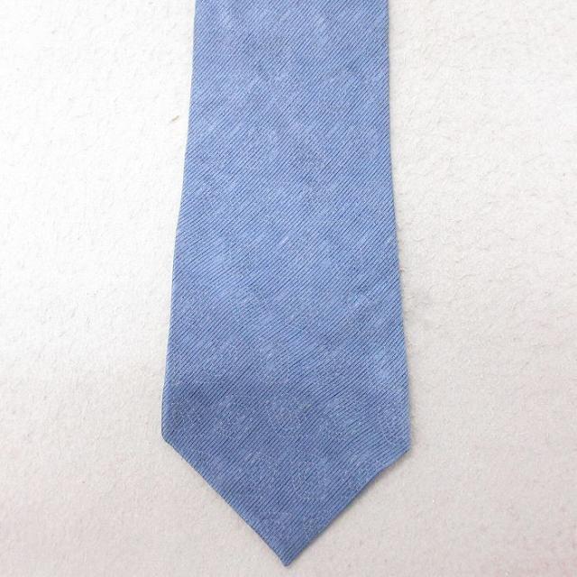 中古 ペリーエリス ネクタイ シルク 薄紺 ネイビー 中古 古着