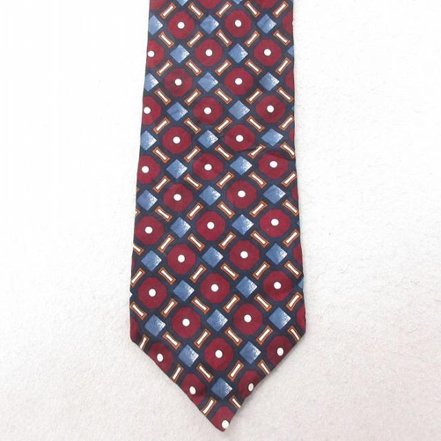 中古 ネクタイ 90年代 90s シルク エンジ 中古 古着